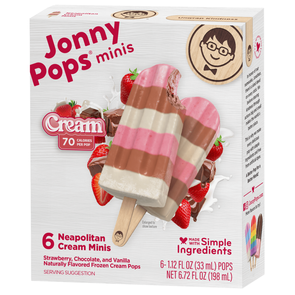 Neapolitan Cream Minis | JonnyPops