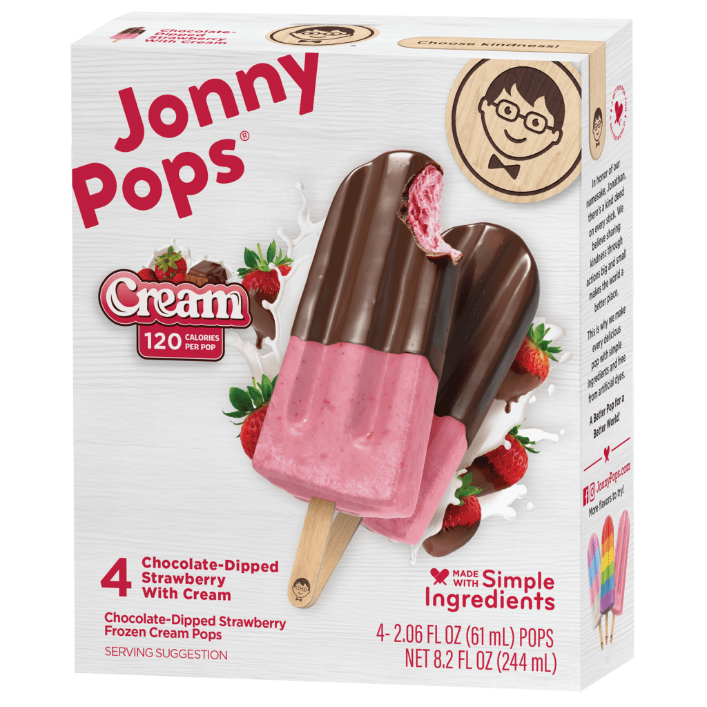 Chocolate-Dipped Strawberry With Cream | JonnyPops