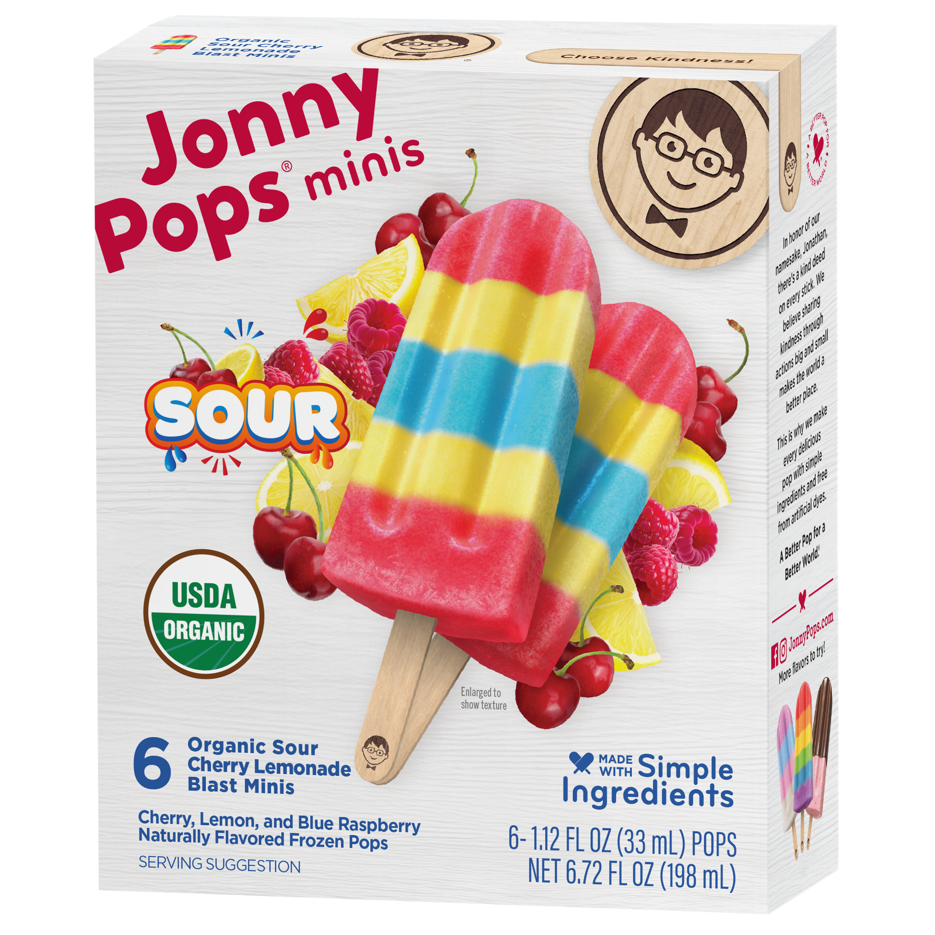 Organic Sour Cherry Lemonade Blast Minis