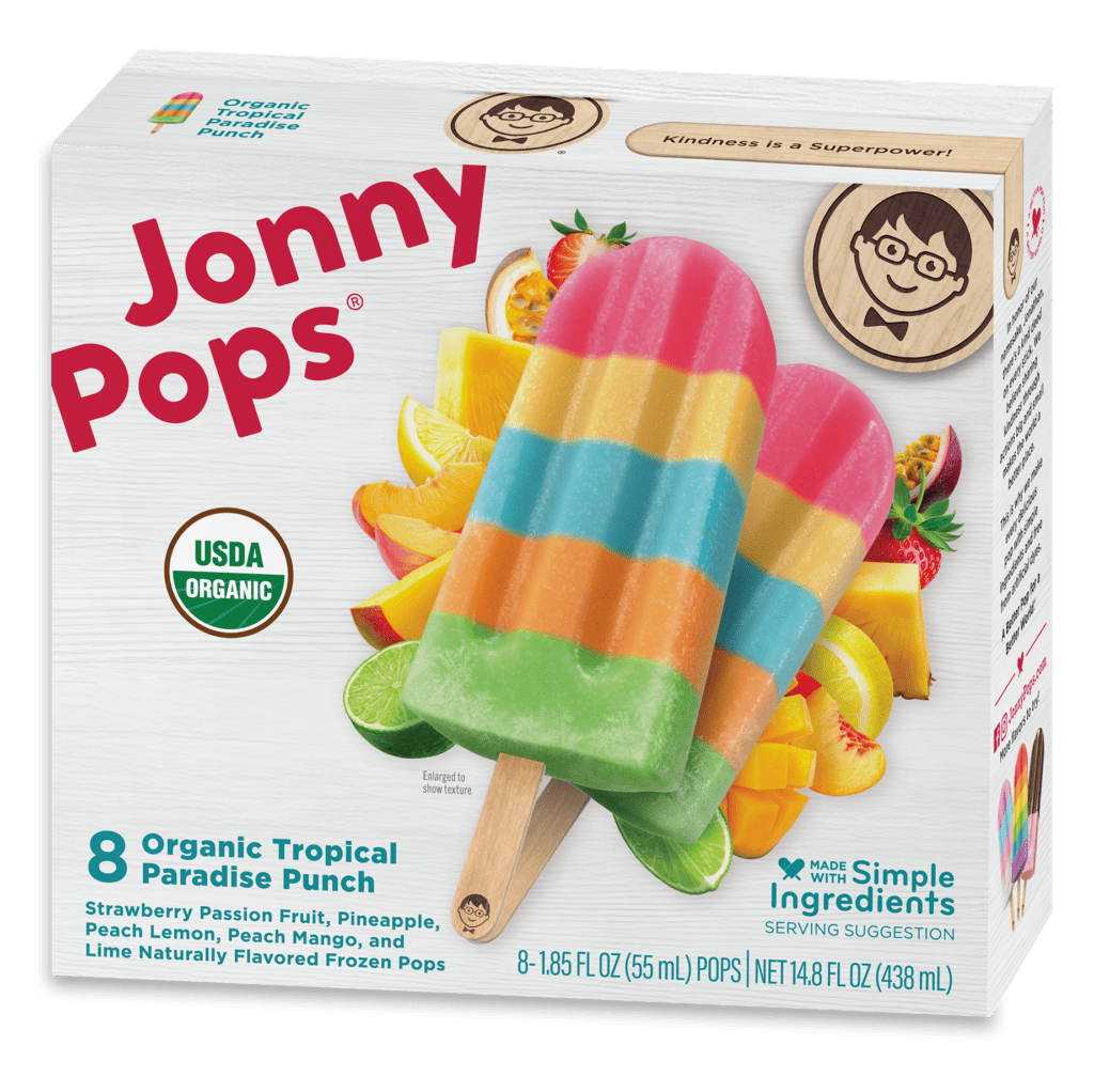 Organic Tropical Paradise Punch Ice Pops | JonnyPops