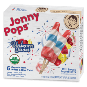 Organic Red, White & Blue Twist