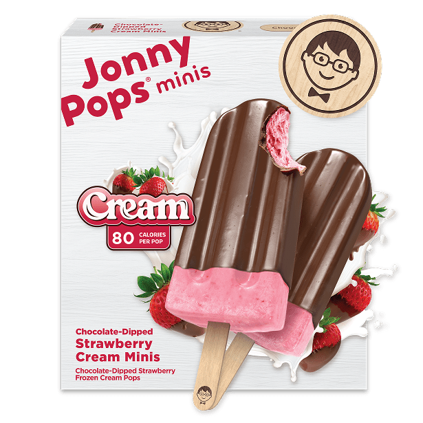 Chocolate-Dipped Strawberry Cream Minis