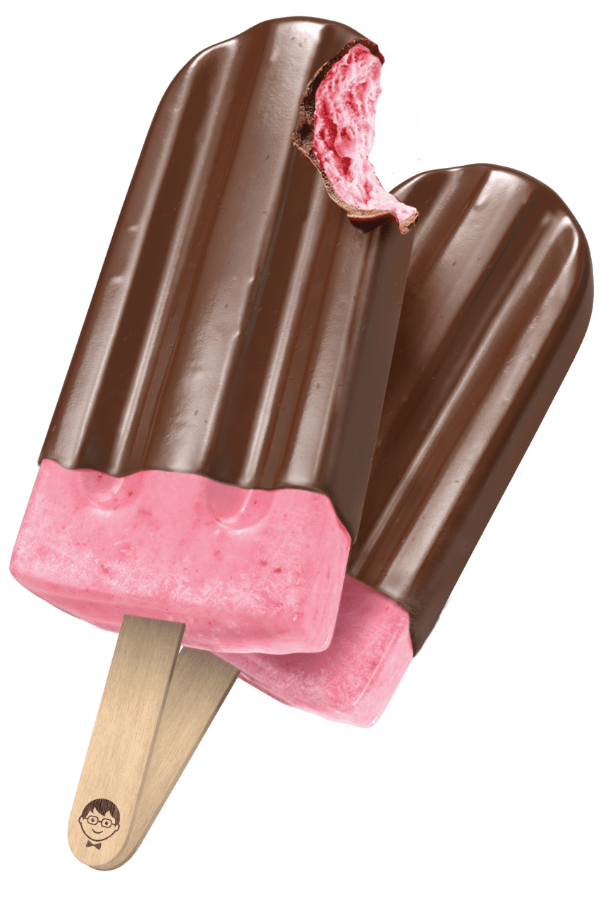 Chocolate-Dipped Strawberry Cream Minis