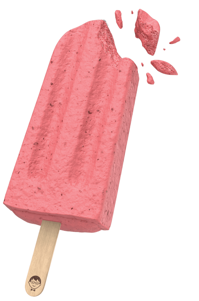 Freeze Dried Strawberry and Cream Mini Pops