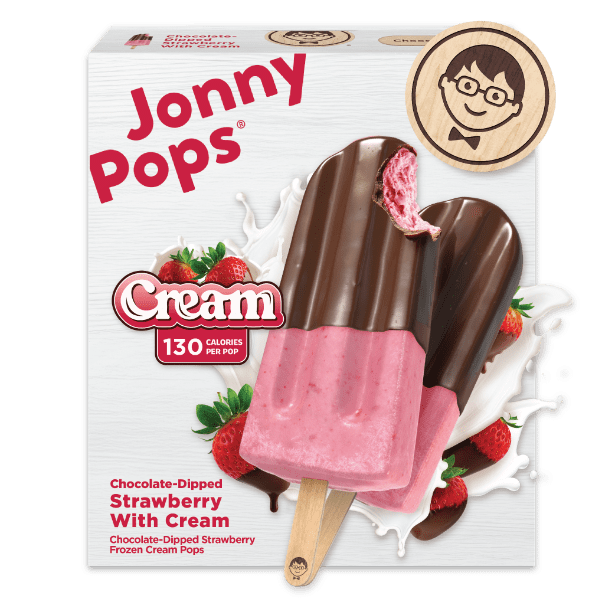 Chocolate-Dipped Strawberry With Cream