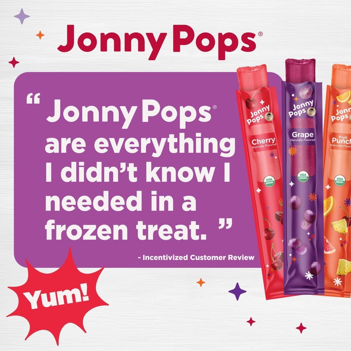 Organic Classic Freezer Pops Freezer Pops | JonnyPops