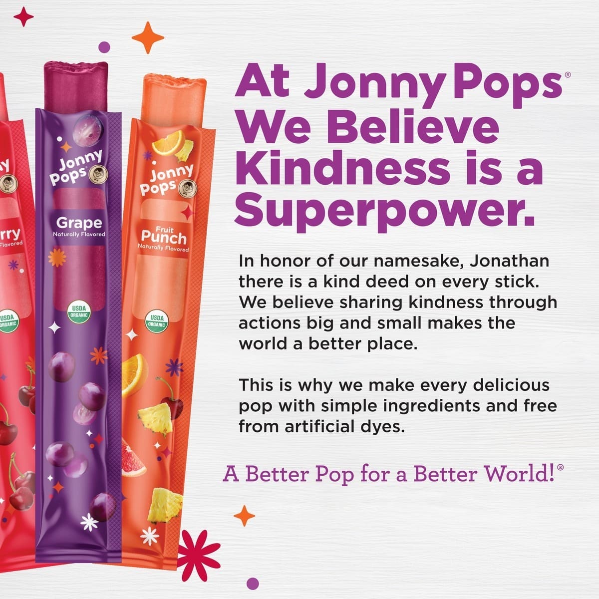 Organic Classic Freezer Pops Freezer Pops | JonnyPops