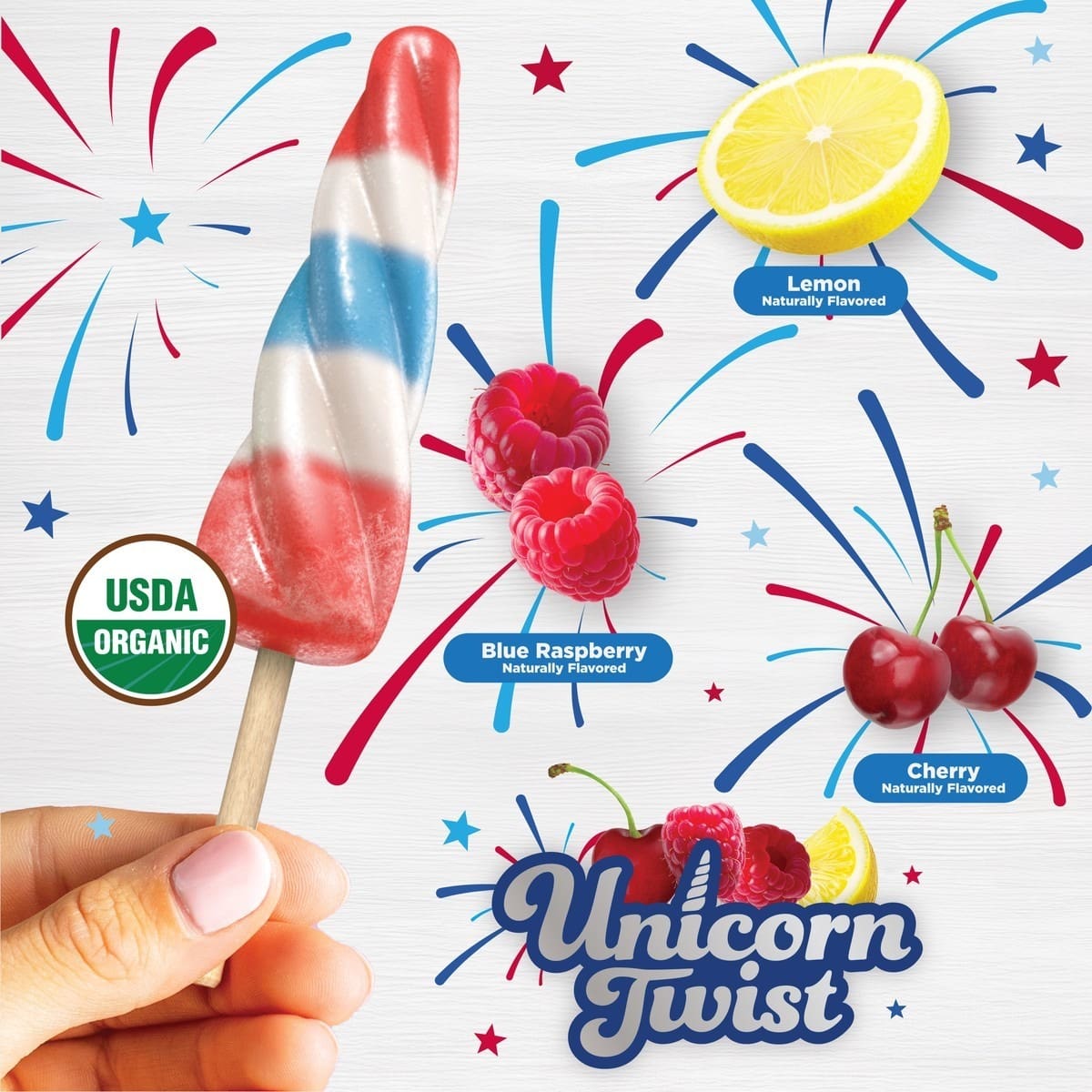 Organic Red, White & Blue Twist - Image 4