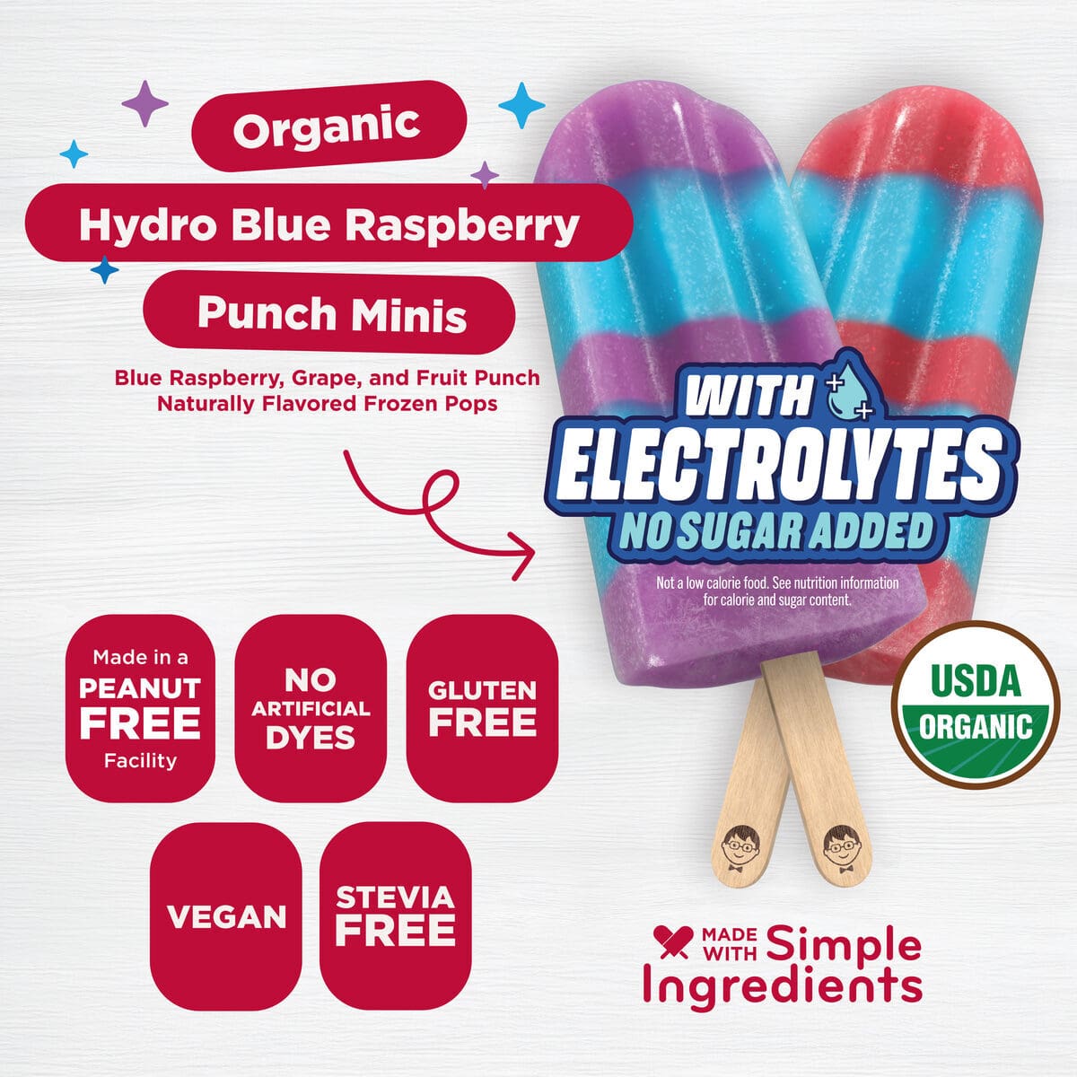 Organic Hydro Blue Raspberry Punch Minis - Image 3