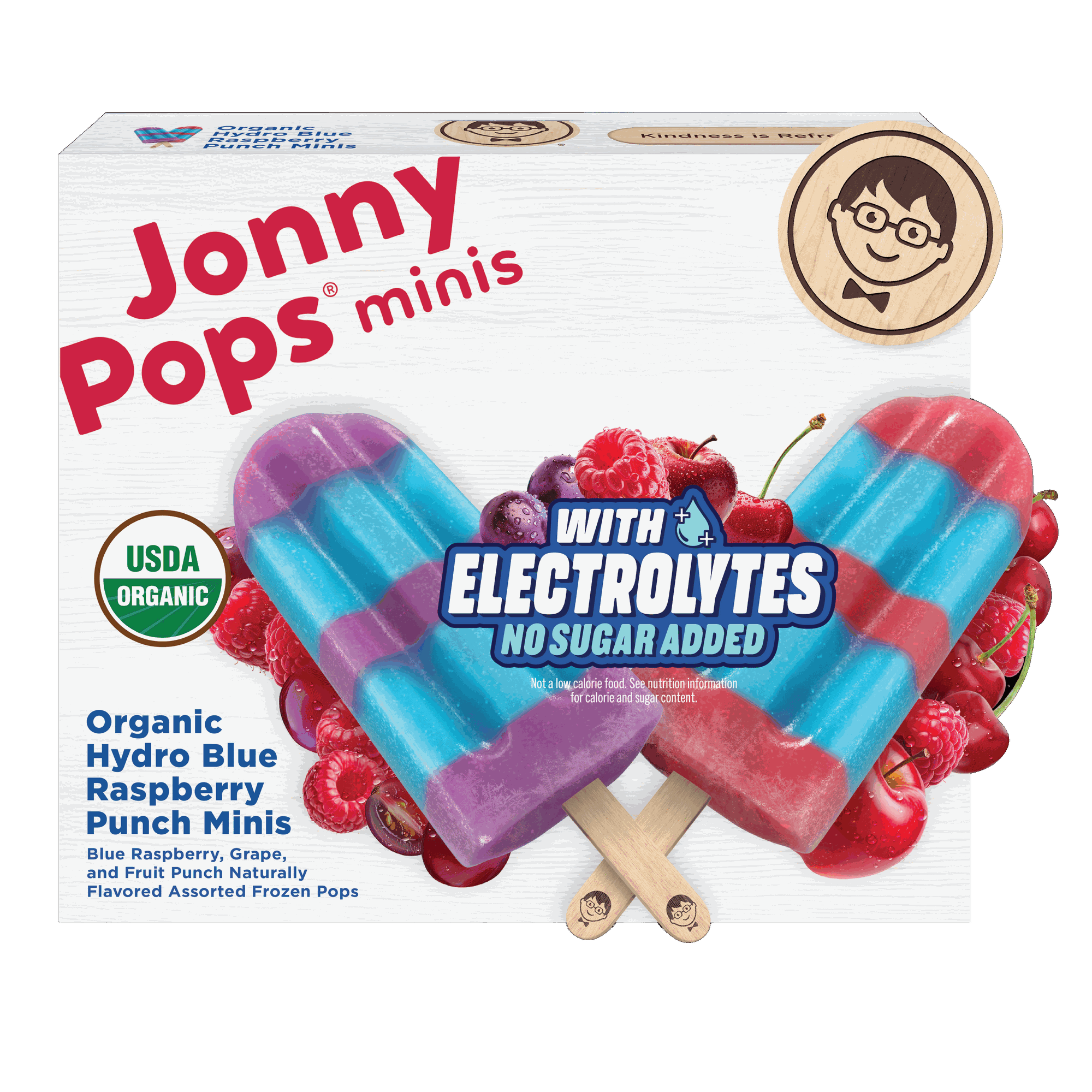 Organic Hydro Blue Raspberry Punch Minis